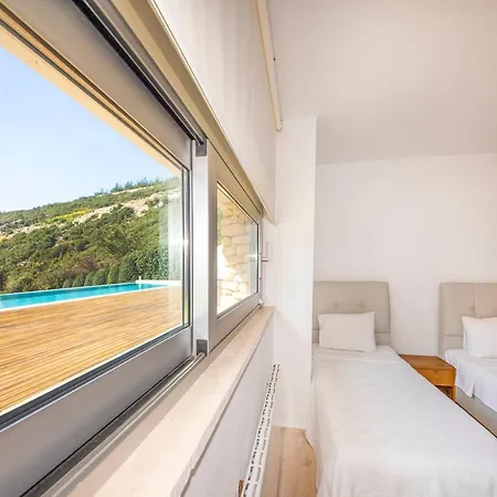 Glorious Villa With Jacuzzi, Sauna And Private Pool In Bodrum, Mugla